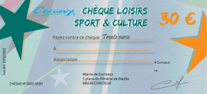 Demandez les chèques Loisirs Sport & Culture !