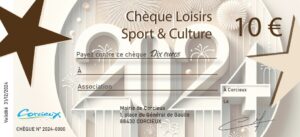 Chèques Loisirs Sport & Culture 2024