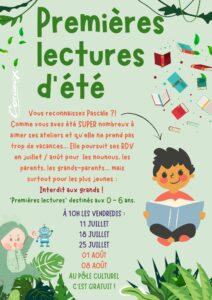 📚 PREMIÈRES LECTURES D’ÉTÉ 🌞