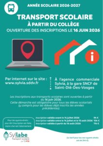 🚌 INSCRIPTIONS TRANSPORTS SCOLAIRES – Rentrée 2026-2027 💼